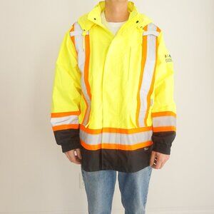 Viking Handmade 7 In 1 Class 2 Waterproof Reflective Zip Up Jacket XL